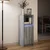 Komoda s LED svjetlima boja hrasta sonome 38x34x100 cm drvena