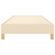 vidaXL Box spring posteljni okvir krem 100x200 cm blago