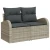 Set sofe s jastukom 6 pcs Svjetlosiva Poliester