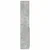Visoka komoda siva betona 70x35x180 cm od konstruiranog drva