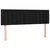 Vidaxl Box spring posteljni z vzmetnico črn 140x190 cm blago