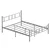 HANAH HOME Bračni krevet Akin White 120 x 200