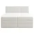 MID.YOU POSTELJA BOXSPRING 160 cm  x 200 cm , les, tekstil, leseni material bela