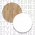 Hanah Home Barski sto 120x101,8x51,6cm Bež-Beli