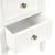 vidaXL Nočna omarica 2 kosa MDF 35x30x49 cm bela