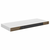 Plutajuće zidne police 4 kom bijele 60 x 23,5 x 3,8 cm MDF