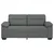 vidaXL Dvosed temno siv 180x81x84 cm blago