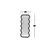 Hanah Home Podno ogledalo Wave, 70 cm x 170 cm, Braon