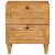 Noćni ormar 2 pcs Svijetlosmeđa 40 x 33 x 46 cm