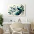 Slika eleganten pav med listi - 120x80