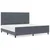 vidaXL vidaXL Postelja Temno Siva 200x200 cm Velvet, (22049389)