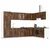 Kuhinjski ormarić Kalmar 2 pcs Smeđa 80 x 46 x 81.5 cm
