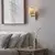 Endon 114200 - Zidna lampa 1xE14/7W/230V bež/zlatna