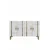 Hanah Home komoda Ilay 120, 120 cm, bela / zlatna