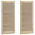 Ormarna vrata s vratima 2 pcs Prirodna 49,5 x 2,1 x 110 cm