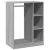 Ormar siva boja hrasta 77x48x102 cm od konstruiranog drva