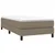 Vidaxl Box spring postelja z vzmetnico taupe 100x200 cm blago