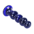 ToyJoy Buttocks The Radiant Glass Buttplug Blue
