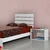 Hanah Home Ram za krevet Fuga 100, 105x100x205 cm, Beli