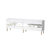 Hanah Home TV Komoda Leon, 180x59x35 cm, Belo-Zlatne boje