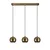 Conceptum Hypnose Luster Berceste-242-S1, 111cm, 65x15 cm, Zlatne boje