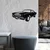 Wallity Zidna dekoracija Plymouth GTX, 60 x 30 cm, Crna
