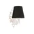Opviq Zidna lampa Claire, 15x10x13cm, IP20, Crno-bela boje