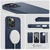 Maska Spigen silicone Fit Mag Magsafe za iPhone 14 Pro, Tamnoplava