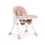 ECO TOYS Stolica za hranjenje 2u1 roze
