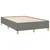 vidaXL Box spring postelja z vzmetnico LED temno siva 120x190 cm blago