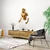 Wallity Zidna dekoracija Man Coming Out Of Wall, 50 x 20 x 80 cm, Zlatne boje