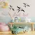 Aberto Design Zidna dekoracija Flying Swallow 2, 3 komada