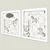Wallity slika 2P3333BCT-001, 2 dijela, 33 x 68 cm