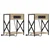 Noćni ormar 2 pcs Sonoma hrast 41 x 31 x 51 cm