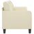 Vidaxl Trosed krem 180 cm umetno usnje