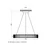 HOME LIGHT Solea 70 LED luster beli