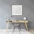 Decormat Podloga za stol Simple triangles 120x90 cm 2 cm