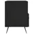 Noćni ormarići 2 kom crni 40 x 35 x 47,5 cm konstruirano drvo