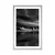 Plakat s paspartujem futuristični planet v črnobeli varianti - 30x45 white