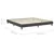 Vidaxl Posteljni okvir boxspring sivo blago 200x200 cm