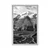 Plakat čudovita gorska panorama v črnobeli varianti - 40x60 no frame