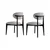 HANAH HOME Set 2 stolice Lionte Grey Black