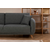 Atelier Del Sofa Raztegljiv kavč s 3 sedeži, Hera - antracit