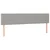 Vidaxl Box spring postelja z vzmetnico svetlo siva 180x200 cm blago