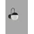 Opviq Zidna lampa E27 Socket, Crna