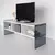 Hanah home TV Komoda Belo-Siva