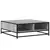 Stol za kavu Sivi Sonoma 80x80x30 cm Konstruirano drvo i metal