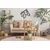 WallXpert metalni zidni ukras 5074, glave kobile i ždrebeta, 45 x 43 cm, crni
