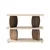 Hanah Home pomoćni sto Armonia, 90 cm, travertin / orah