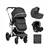 Kikka Boo Kolica Irene premium 3in1 set sa I-SIZE auto sedištem i tvrdom korpom Dark Grey